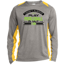 Load image into Gallery viewer, ST361LS Long Sleeve Heather Colorblock Performance Tee
