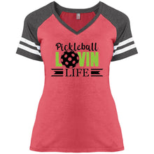 Load image into Gallery viewer, DM476 Ladies&#39; Game V-Neck T-Shirt