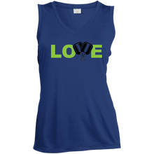 Load image into Gallery viewer, LST352 Ladies&#39; Sleeveless V-Neck Performance Tee